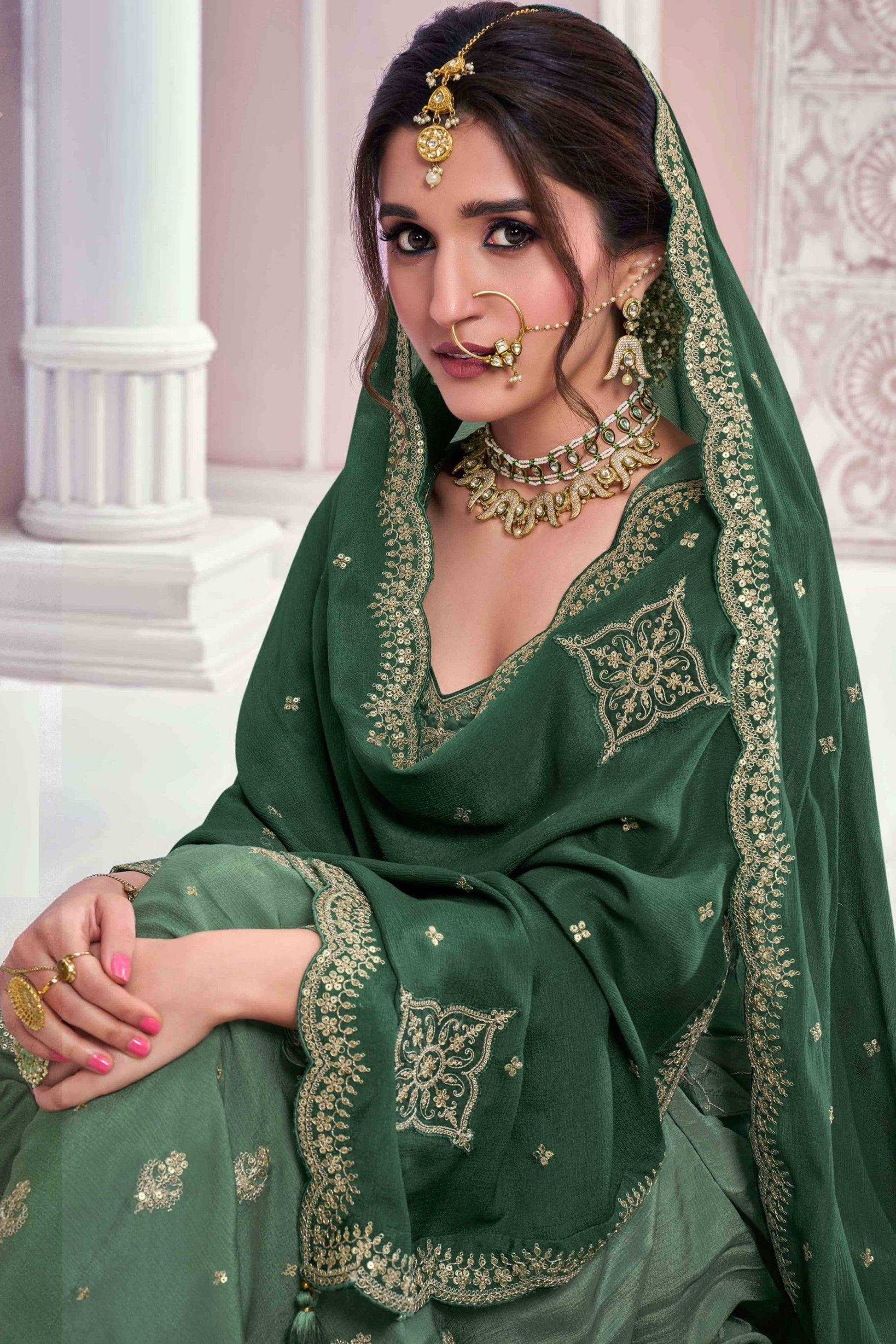 green-sequins-embroidered-chinon-sharara-suit-22