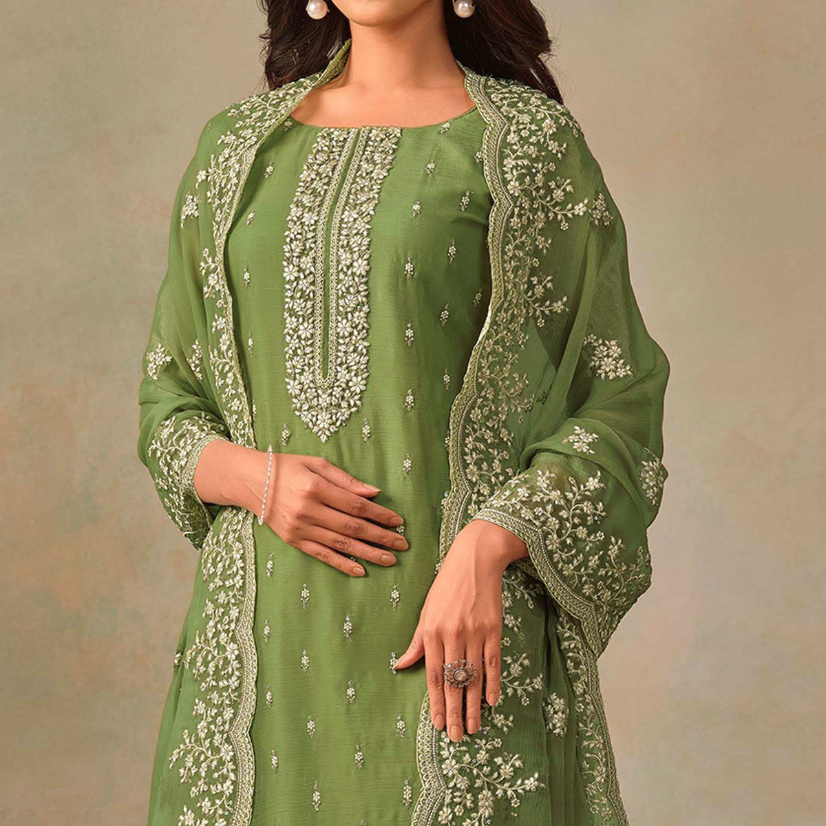 green-floral-sequins-embroidered-organza-semi-stitched-salwar-suit-2