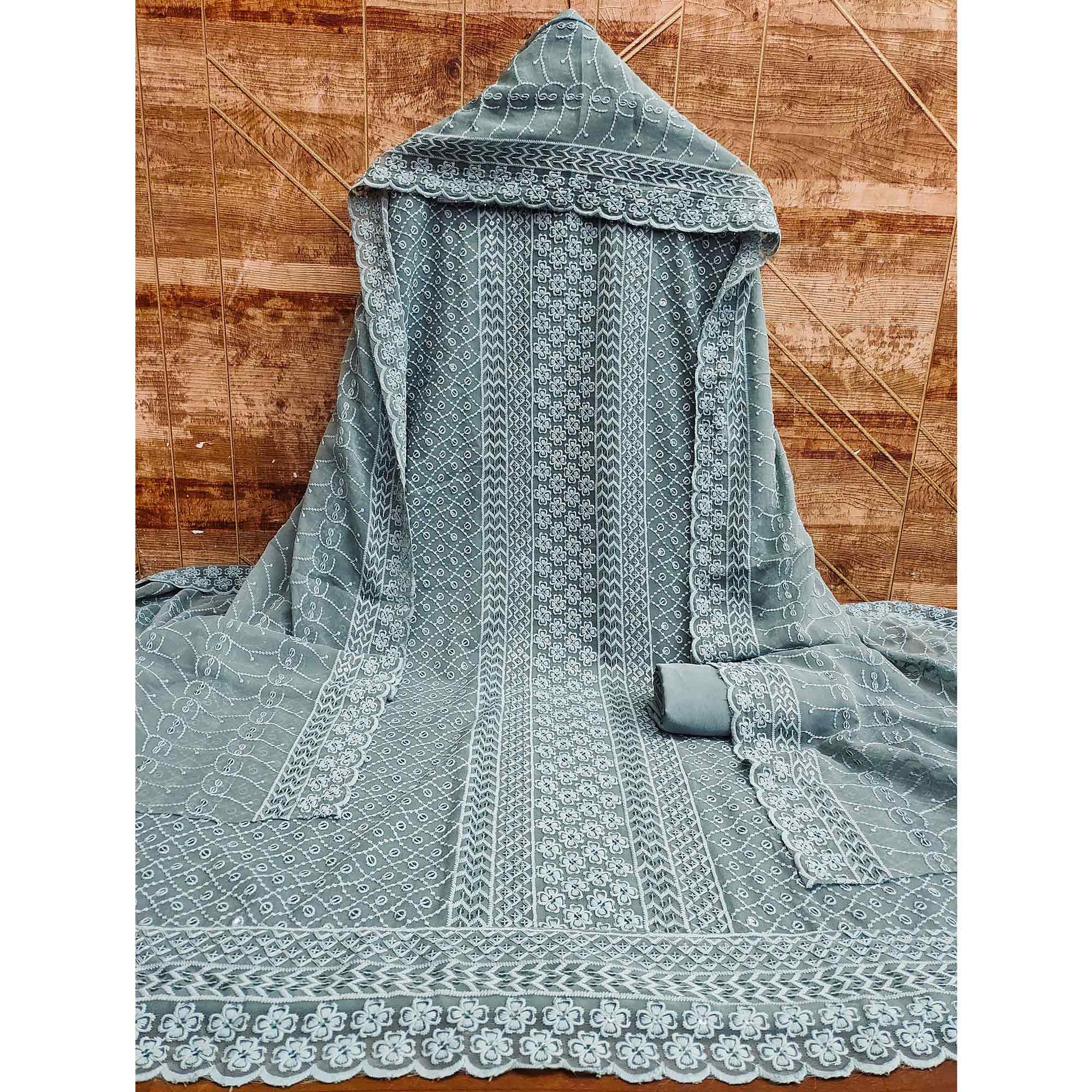 grey-floral-embroidered-dress-material