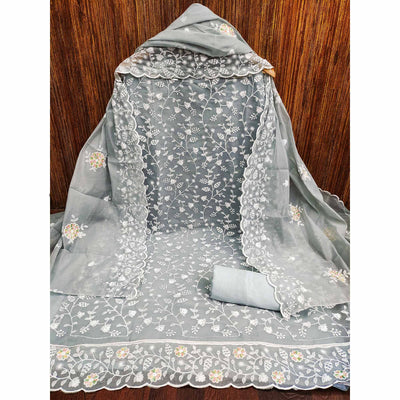 grey-floral-embroidered-chanderi-dress-material-8