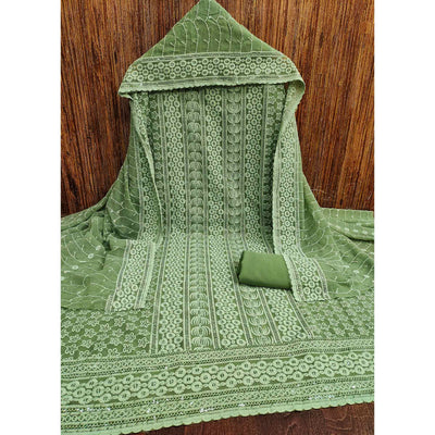 green-sequin-embroidered-georgette-dress-material