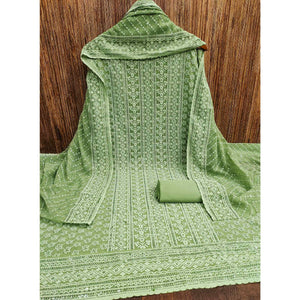 green-floral-sequins-embroidered-georgette-dress-material-9