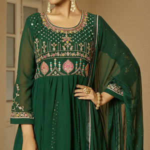green-floral-sequins-embroidered-georgette-semi-stitched-anarkali-suit