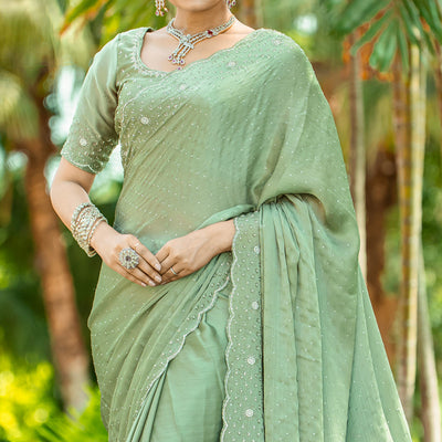green-embellished-satin-saree-with-stones-work