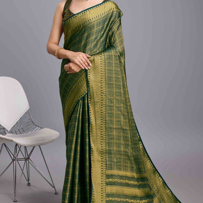 green-brocade-zari-weaving-mysore-silk-saree