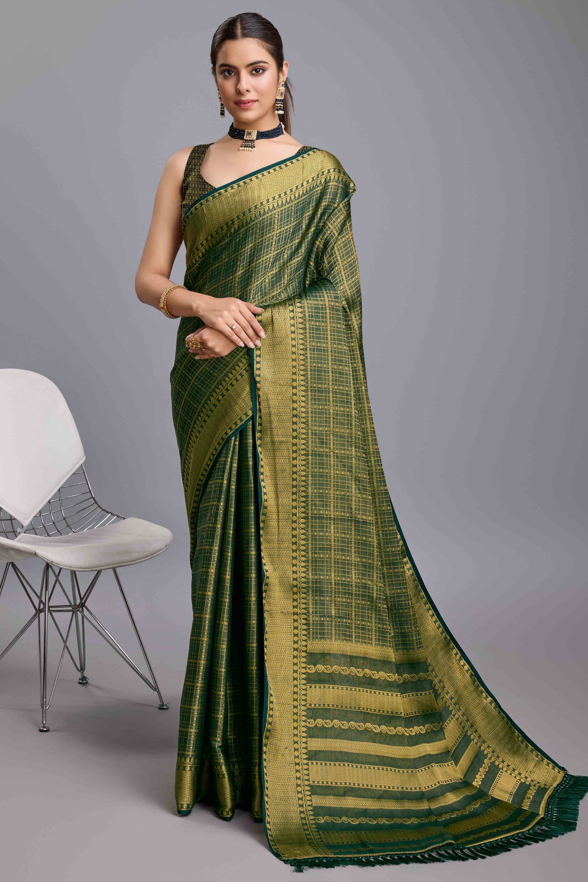green-brocade-zari-weaving-mysore-silk-saree