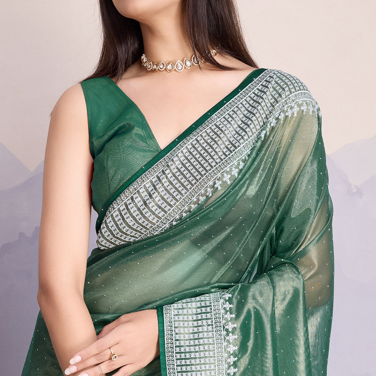 green-swarovski-work-embroidered-net-saree