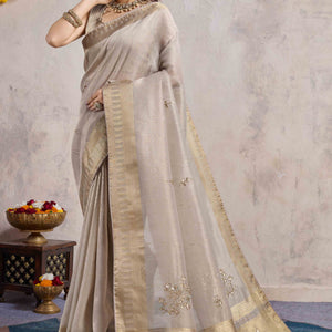 grey-beads-work-woven-linen-slub-saree