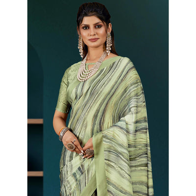 green-digital-printed-satin-saree-1