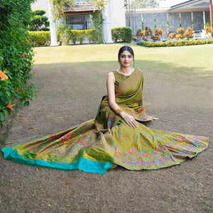 1green-floral-purple-woven-pure-silk-saree