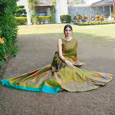 1green-floral-purple-woven-pure-silk-saree