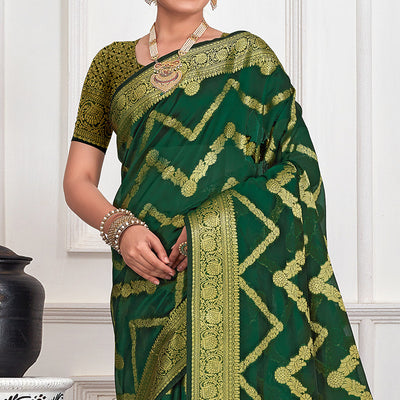 green-floral-woven-organza-saree-15