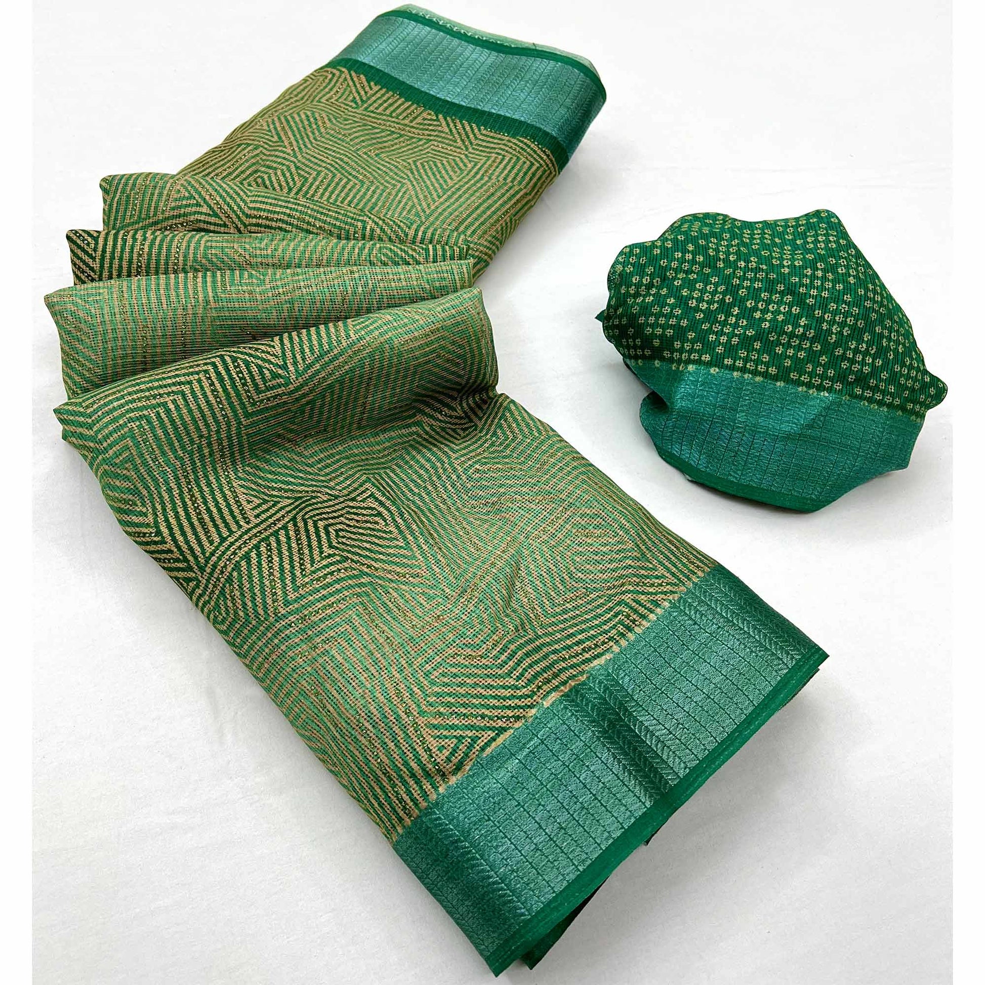 34green-foil-printed-kota-doria-saree