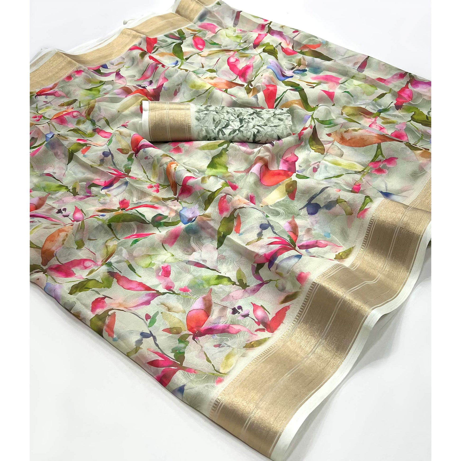 green-floral-digital-printed-georgette-saree-with-zari-border-1