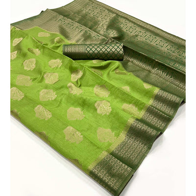 green-zari-woven-raw-silk-saree