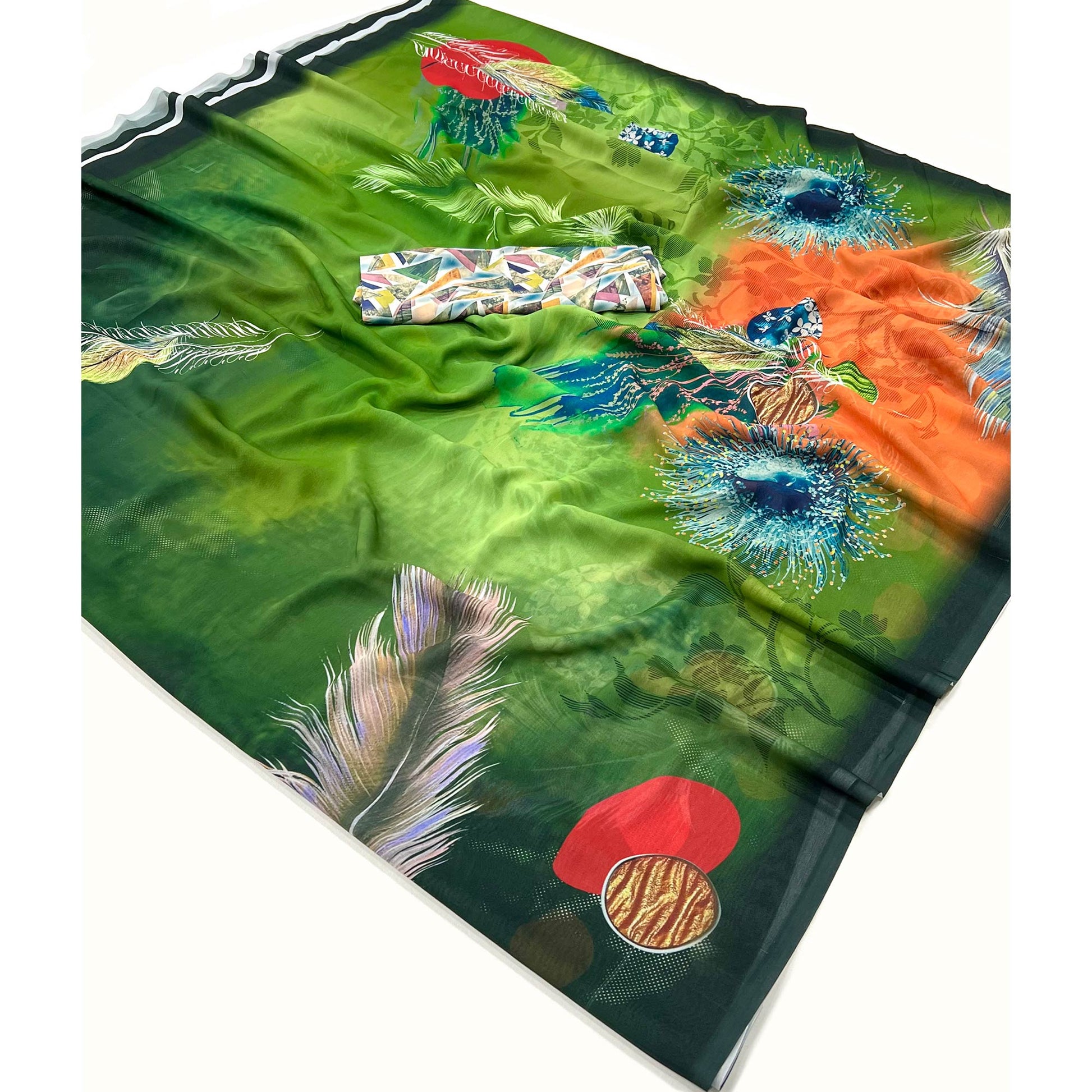 green-floral-digital-printed-georgette-saree-5
