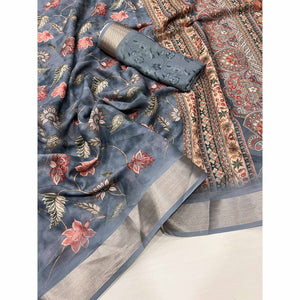 grey-floral-digital-printed-georgette-saree-with-zari-border-5