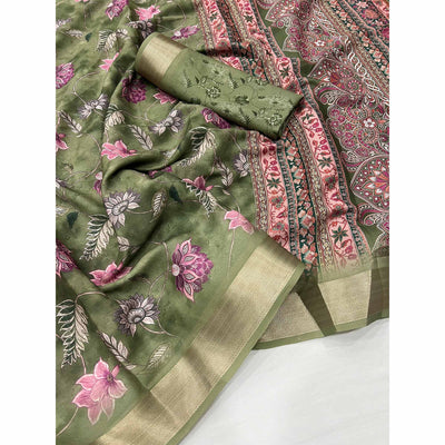 green-floral-digital-printed-georgette-saree-with-zari-border-6