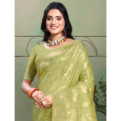 green-floral-woven-cotton-silk-saree-with-tassels-7