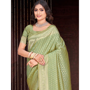 green-floral-woven-cotton-silk-saree-with-tassels-8
