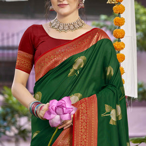 green-floral-woven-banarasi-silk-saree-with-tassels-21