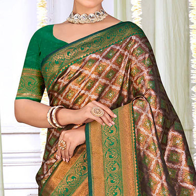 green-woven-cotton-silk-saree-with-tassels-18