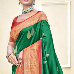 green-woven-banarasi-silk-saree-with-tassels-19