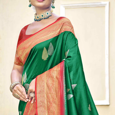green-woven-banarasi-silk-saree-with-tassels-19