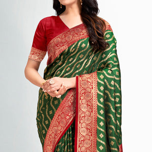 green-woven-banarasi-silk-saree-with-tassels-14