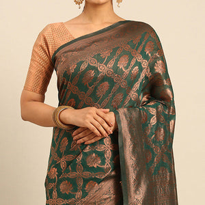 20green-floral-woven-cotton-silk-saree-4