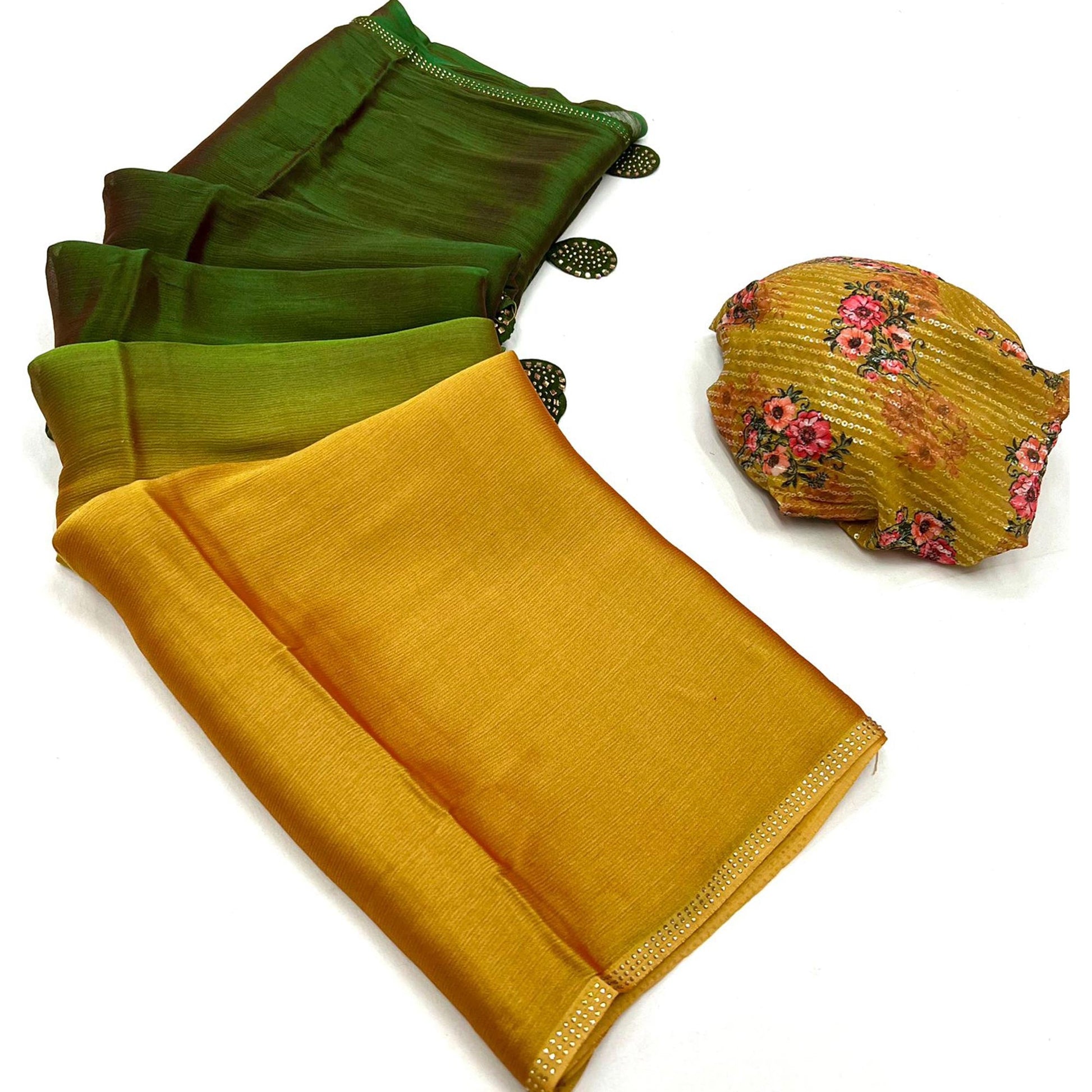 green-mustard-printed-with-swarovski-work-chiffon-ombre-saree