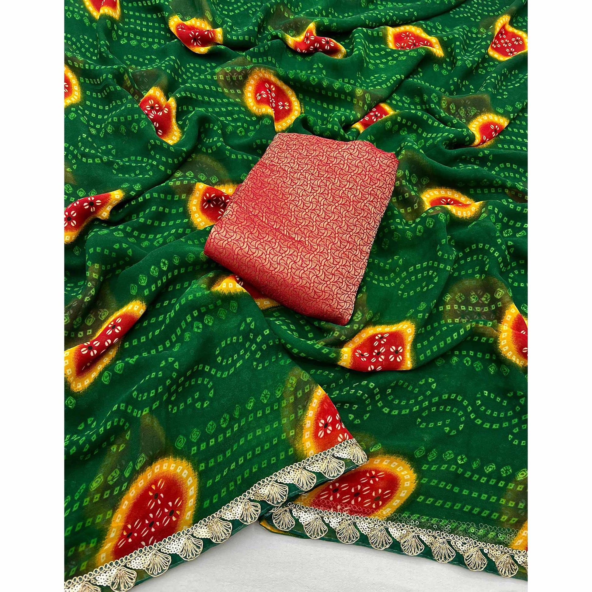 green-bandhani-printed-georgette-saree-with-sequins-border-25