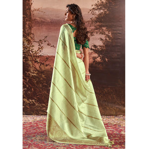 green-woven-cotton-silk-saree-12