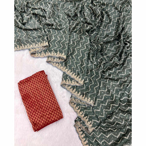 grey-bandhani-printed-chiffon-saree-with-sequins-embroidered-border