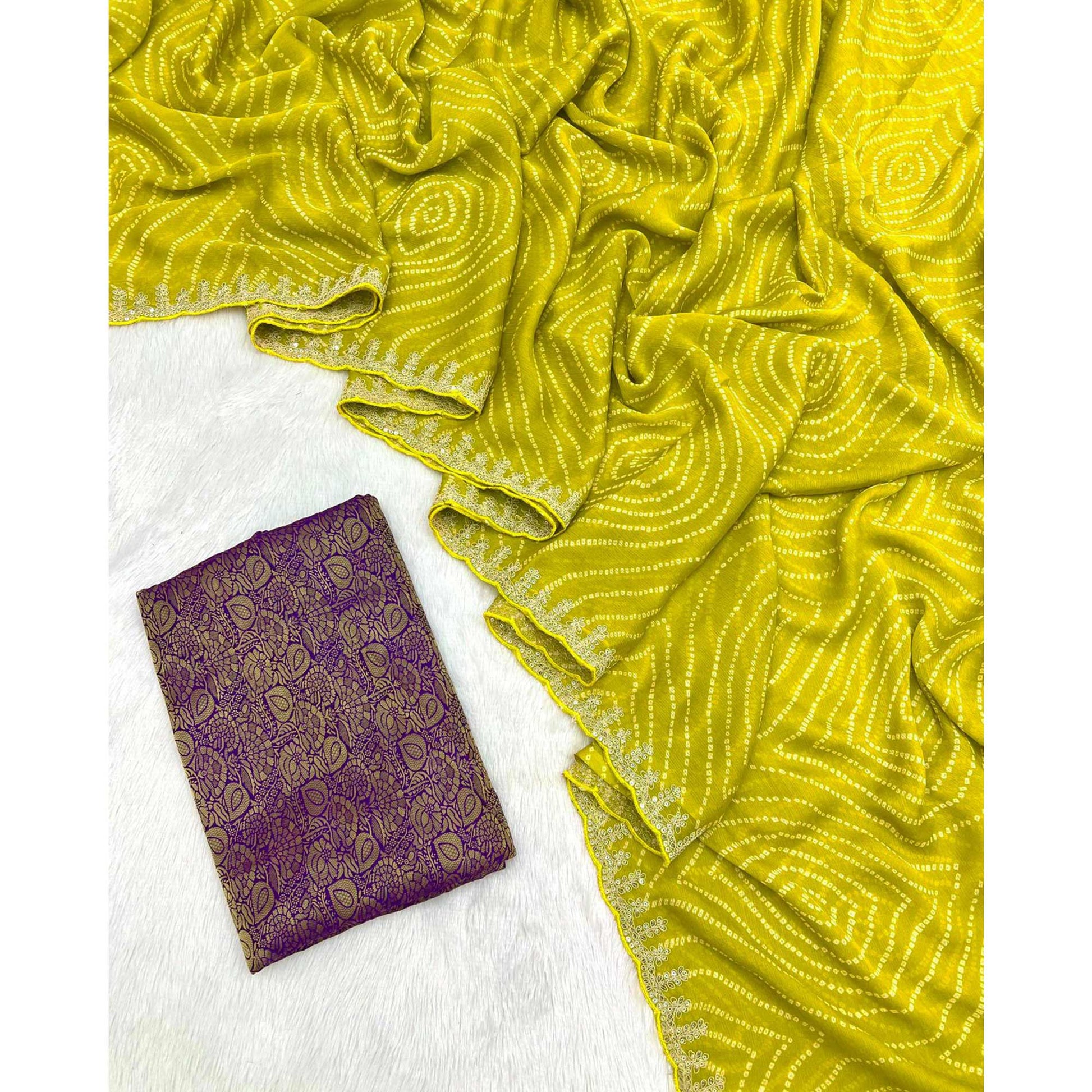 green-bandhani-printed-chiffon-saree-with-sequins-embroidered-border-6