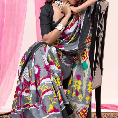 grey-mill-printed-tussar-silk-saree