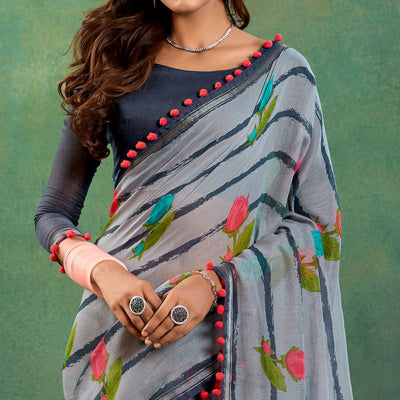 grey-floral-printed-mul-mul-cotton-saree