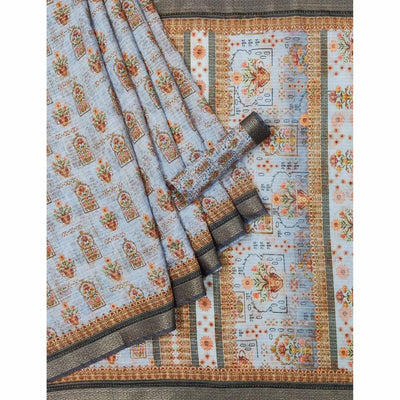 grey-digital-printed-linen-saree-3