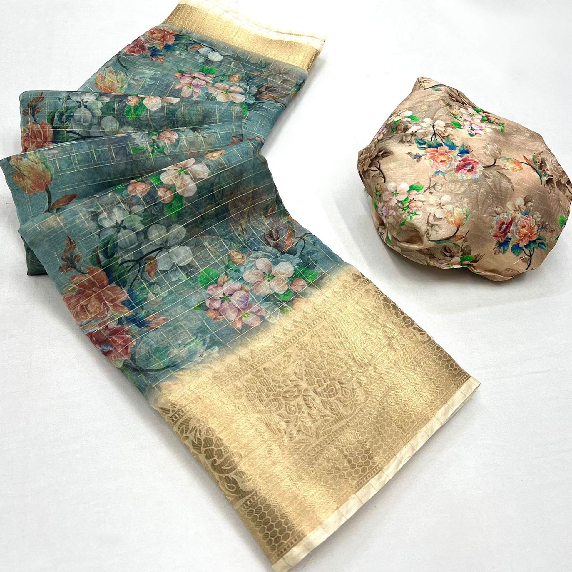 grey-floral-digital-printed-organza-saree