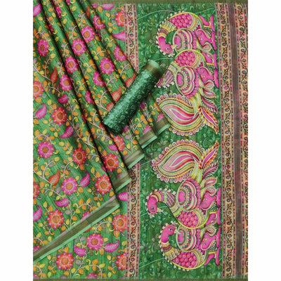 green-floral-digital-printed-cotton-silk-saree-2