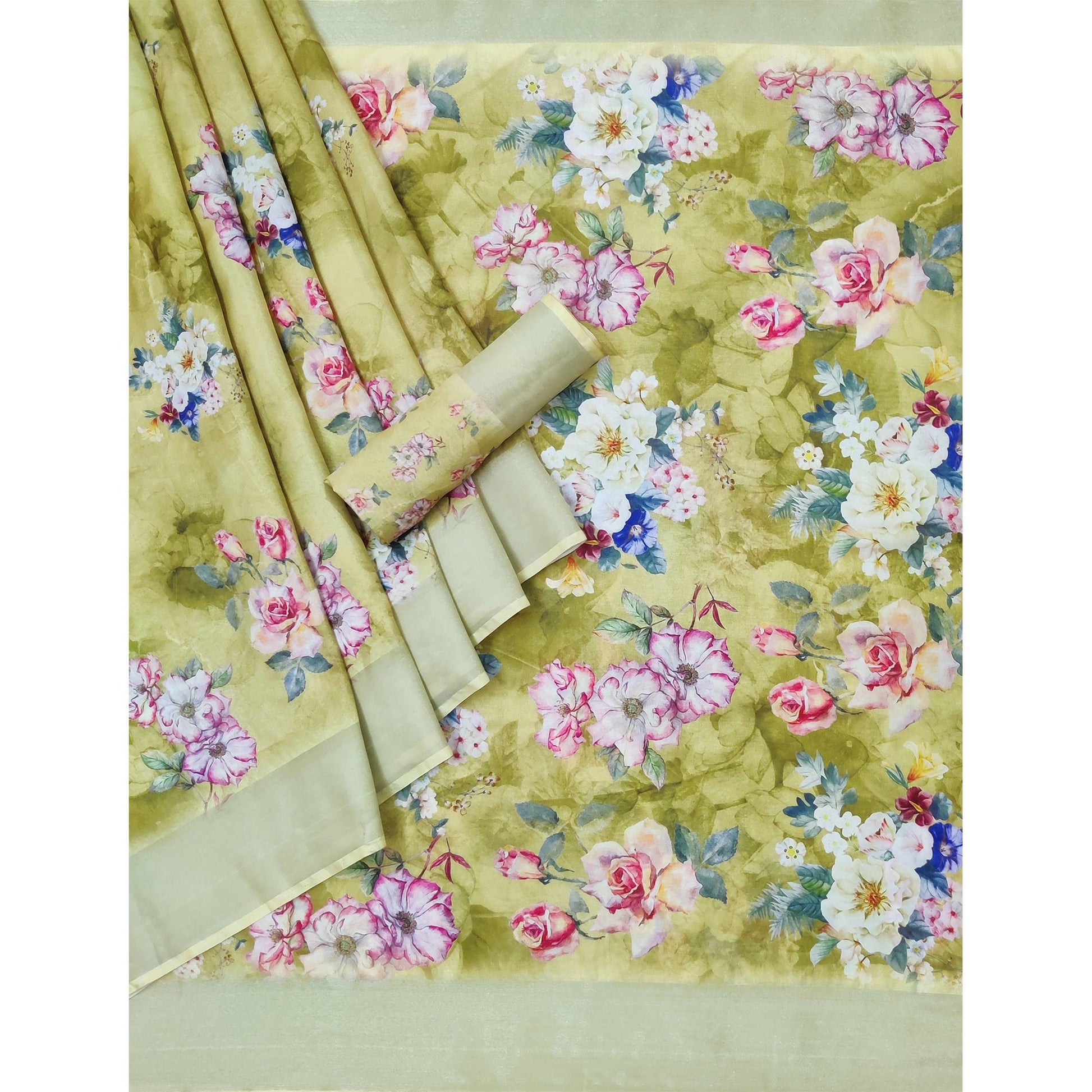 green-floral-digital-printed-cotton-silk-saree-3