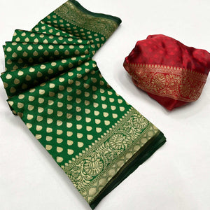 green-floral-woven-banarasi-silk-saree-1