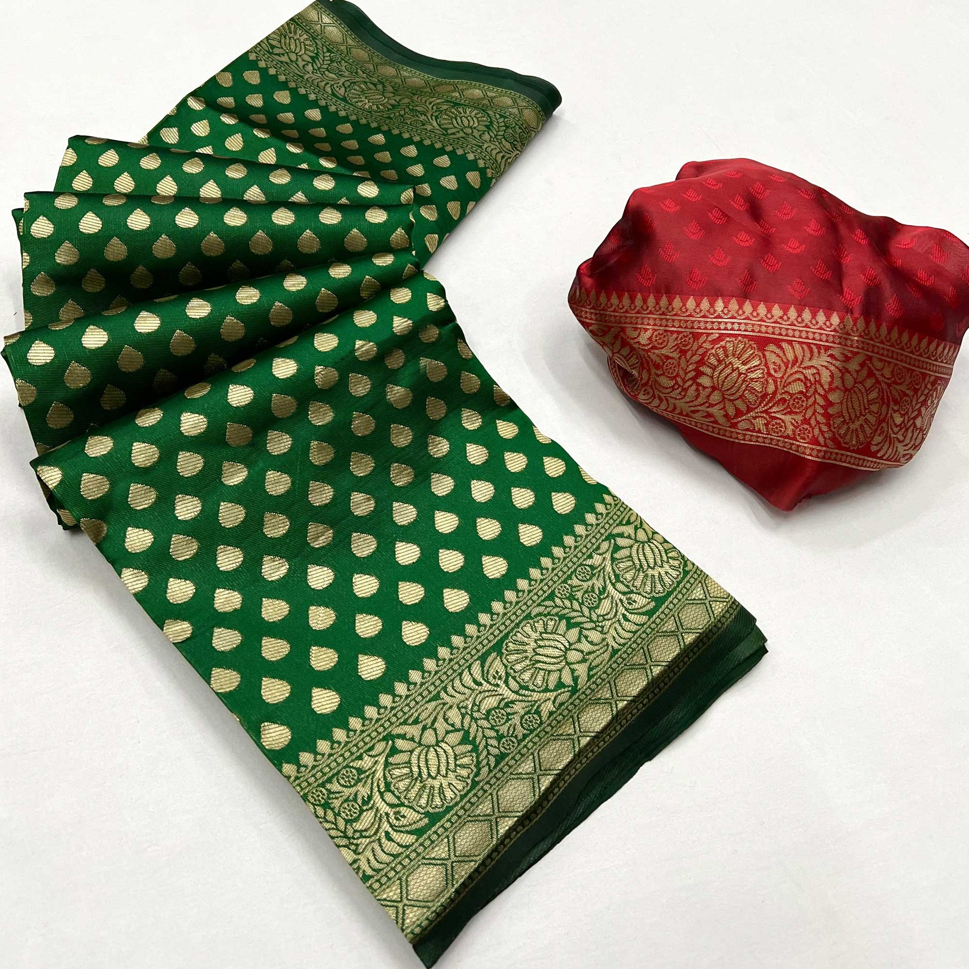 green-floral-woven-banarasi-silk-saree-1