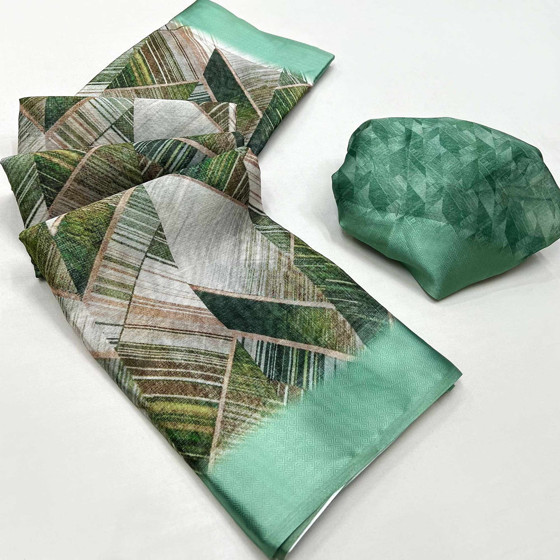 green-digital-printed-cotton-blend-saree-with-fancy-border-1
