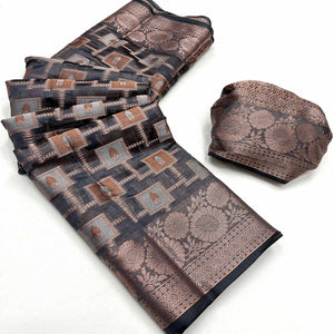 grey-floral-woven-organza-saree-9