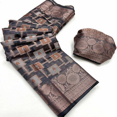 grey-floral-woven-organza-saree-9