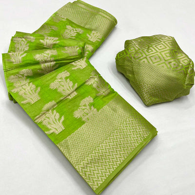 green-floral-woven-organza-saree-13