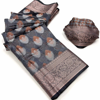 grey-floral-woven-organza-saree-11