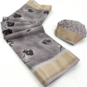 grey-floral-printed-dola-silk-saree-with-woven-border-2