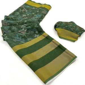green-floral-digital-printed-georgette-saree-4
